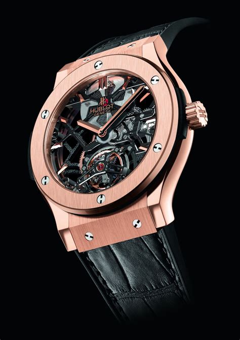 skeleton flying tourbillon hublot|hublot tourbillon fusion.